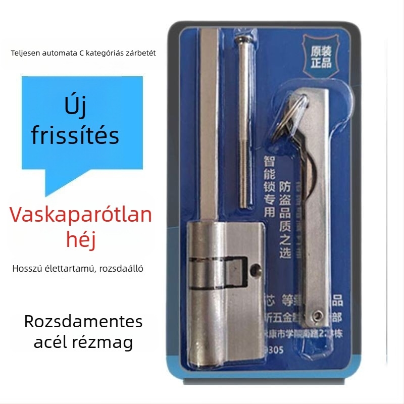 Ujjlenyomat-zárhoz való zárbetét lakossági használatra, fél-automatától teljesen automatikusig, C-szintű lopás elleni zárbetét