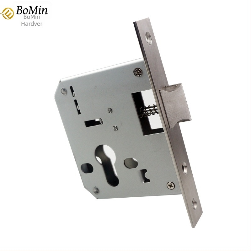 Boming BMB-01 55ZL-B mortise zár – rozsdamentes acélból, fa- és acél ajtókhoz