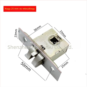 25x30 mm fürdőszobai ajtózár egyedi nyelvű, belső zártest