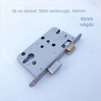58 zártest, 5850 körfejű, 180 mm, rozsdamentes acél, nehéz rugó, mechanikus szétválasztott zártest