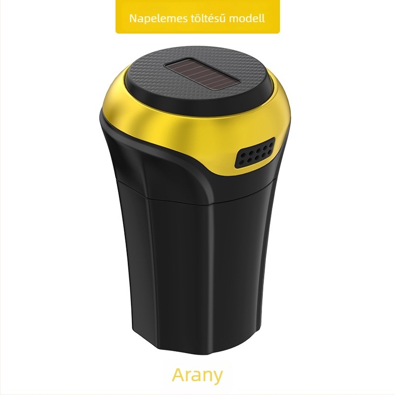 Fém autó hamutál, Y265 modell, 270 g, illeszkedik a legtöbb pohártartóhoz, lakkozott felület