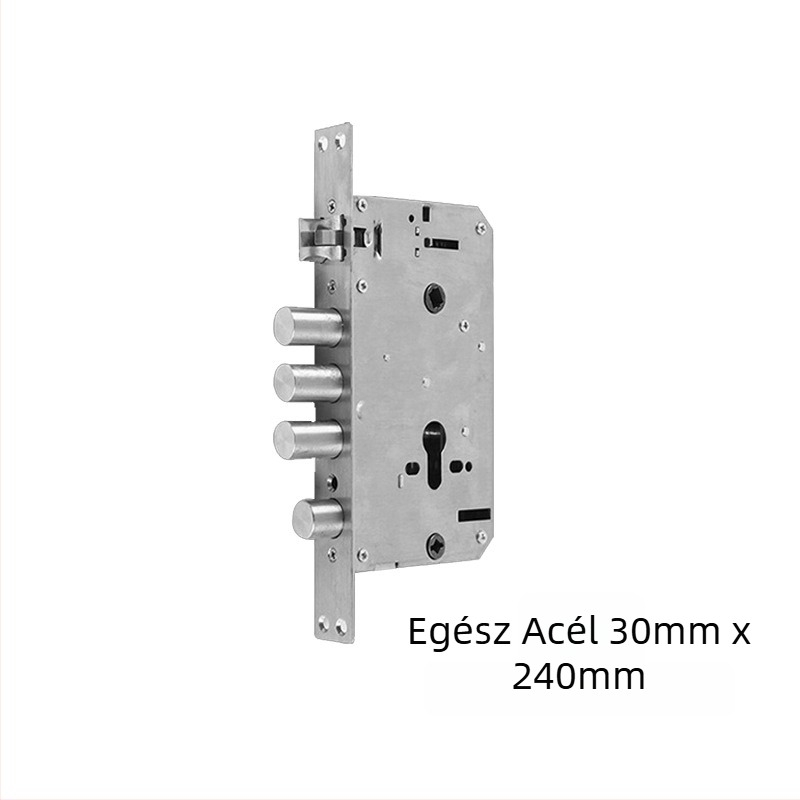 6068 okos zártestület ujjlenyomat-olvasóval, rozsdamentes acélból (304/201), alkalmas intelligens ajtókhoz, modell: önrugalmas zártest, modern minimalista stílus