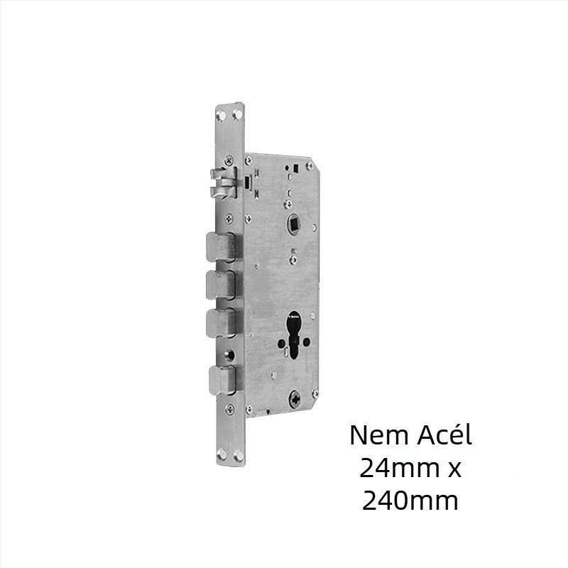 6068 okos zártestület ujjlenyomat-olvasóval, rozsdamentes acélból (304/201), alkalmas intelligens ajtókhoz, modell: önrugalmas zártest, modern minimalista stílus