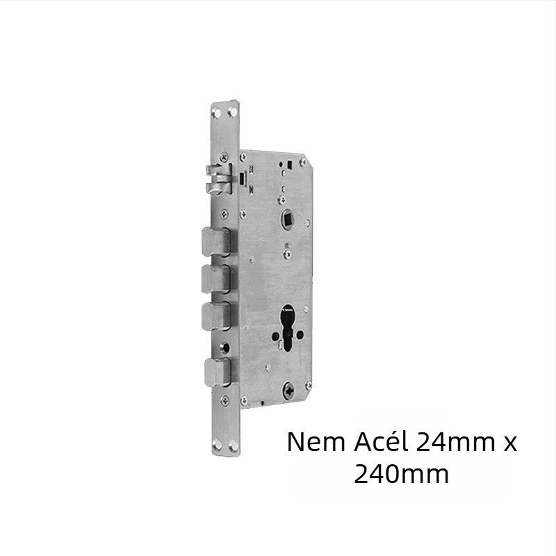 6068 okos zártestület ujjlenyomat-olvasóval, rozsdamentes acélból (304/201), alkalmas intelligens ajtókhoz, modell: önrugalmas zártest, modern minimalista stílus