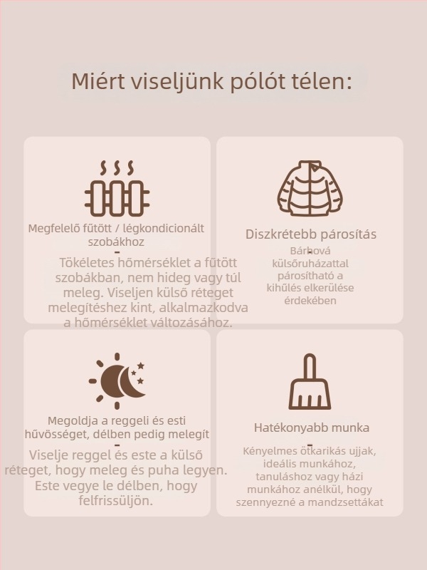 Férfi üzleti stílusú póló félmagas gallérral, vast gyapjúkeverék anyagból, rövid ujjú, karcsú szabásban, ősz-télre.