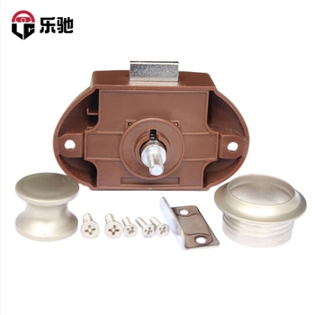 Lechi RV szekrényzár gombbal – motorházakhoz és utánfutókhoz, mentőkhöz és kereskedelmi járművekhez; ABS zártest, cinkötvözet zárnyelv, 304 rozsdamentes acél alkatrészek, testreszabható