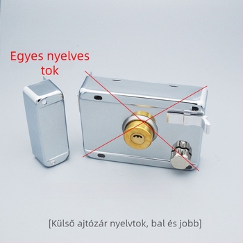 Külső ajtózár ház 9219, nyelvhéj zárház, vasból készült zárdoboz, modell Jinbang Wz001-tongue shell