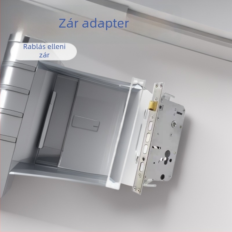 Zárszerkezet oldalsó csík adapterrel 24–30 vezető egységgel – rozsdamentes acél, háztartási használat, modern minimalista stílus