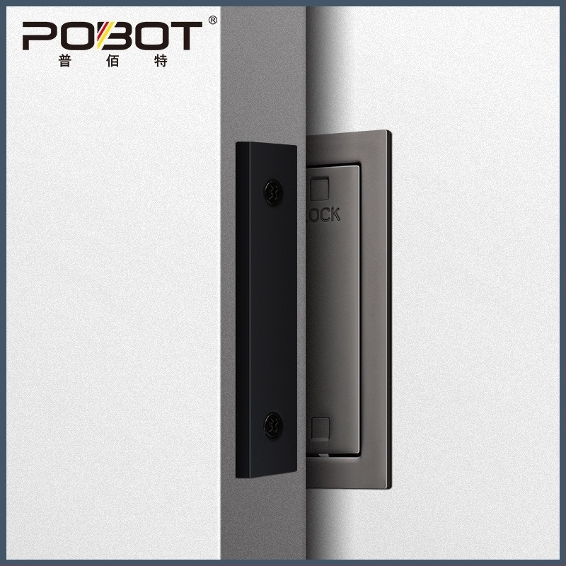 PBT-01 Szellemajtó zár – cinkötvözet, deadlock, csúszóajtókhoz (fürdőszoba, hálószoba, pajta) beépített