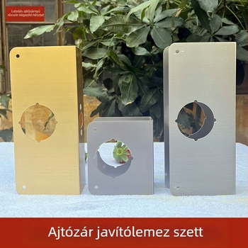 Ajtózár javító lemezfedél – 304 rozsdamentes acél, modell 304-115, Safe and Secure, modern egyszerű stílus