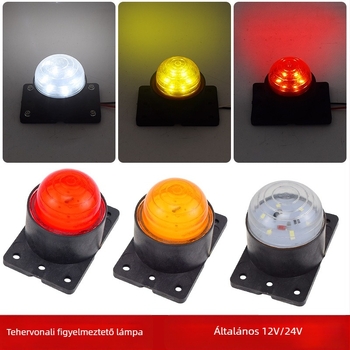 24V LED négyszögletű jelzőfény teherautóhoz és furgonhoz, modell SGD-24, 3W, nagy fényerő