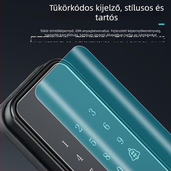 Félautomata okos zár biztonsági ajtóra — 100 ujjlenyomat tárolókapacitás, >20 000 nyitás, <0.1 s beolvasási idő, <0.1% hamis felismerési arány, DC táplálás