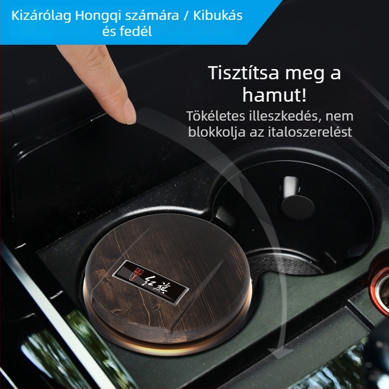 LED-es kerámia autóhamutartó, modell 027, gravírozás, kettős használat otthon és az autóban