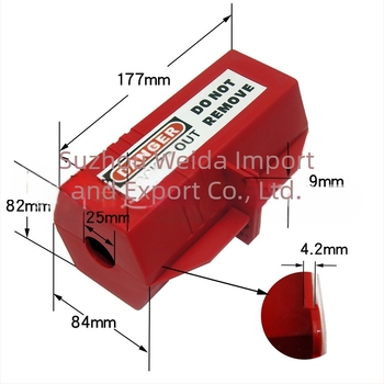 Brady BD-D43 ipari csatlakozózáró doboz, modell 65675