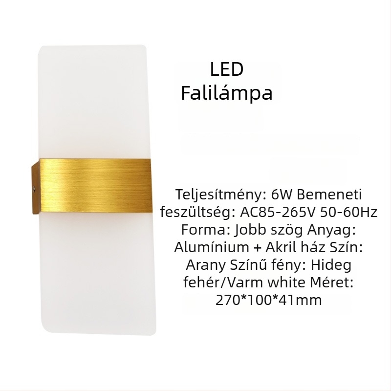 Beltéri alumínium falikar derékszögű, lekerekített sarkú kivitelben, nappaliba, folyosóra és hálószobába – minimalist dekorációs világítás