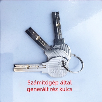 Belső ajtózár henger, kis 70-es méret, acél- és fa ajtókhoz, belső kilincs henger elektromos nyitással