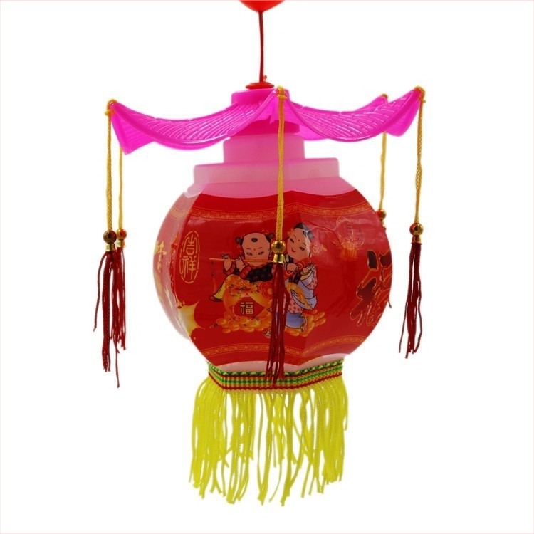 Hexagonális LED lámpás lótusz motívummal, világító és zenés, műanyag kivitelű, kézben tartható gyerekeknek 14+