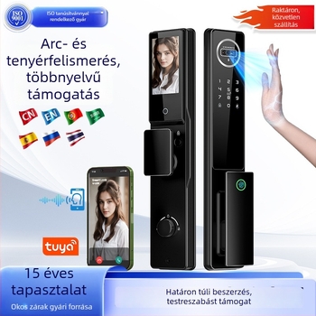 Cross-Border Graffiti App Tenyerének vénája és 3D arcfelismerésű zár, videó Interkommal, intelligens zár ODM testreszabás
