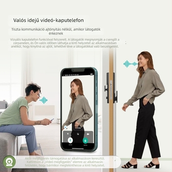 Cross-Border Graffiti App Tenyerének vénája és 3D arcfelismerésű zár, videó Interkommal, intelligens zár ODM testreszabás