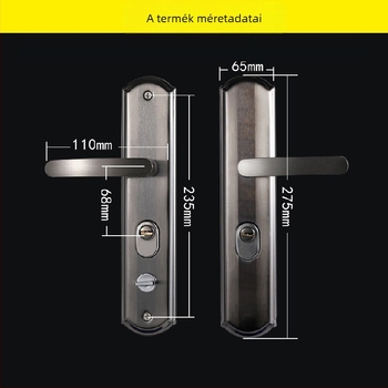 Ajtózár panel – vas test; márka EIMING/WEI Ming; modell Anti-theft door lock panel-iron; stílus modern minimalizmus