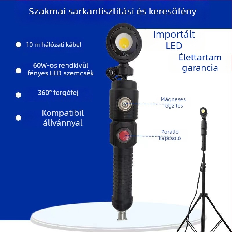 LED sarkos falikar tartóval, belső sarok megvilágításhoz, nagy fényerő (LED, falra szerelhető, belső sarok, tartó, nagy fényerő)