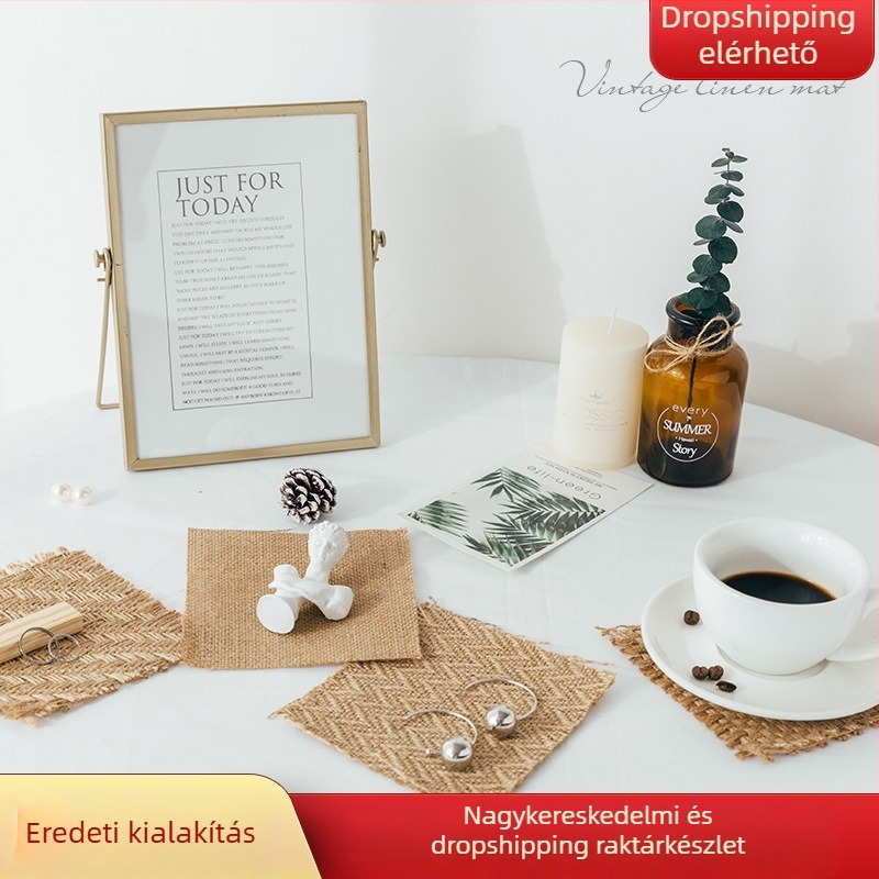 Termékfotózáshoz díszítő elemek — Burlap anyag, Márka Light, Shadow and Stars