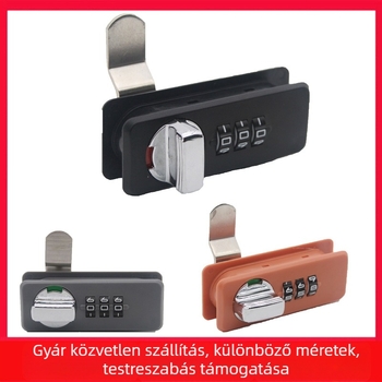 Bútorzár numerikus kóddal, modell #93, műanyag, modern minimalista stílus
