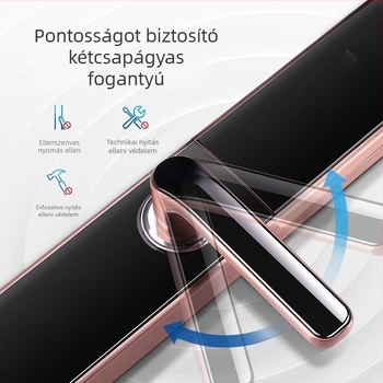 Okos ajtózár ujjlenyomat és jelszó rendszerrel — modell H28, 100 ujjlenyomat tárolás, szkennelési idő <0.2 s, DC tápegység, megfelel biztonsági ajtóknak