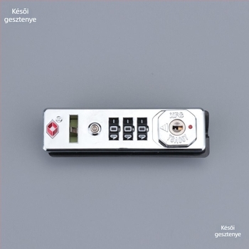 Jelszós zár a bőröndhöz — oldalsó zár (Kategória: kiegészítők a bőröndökhöz; Zár típusa: jelszavas; Pozíció: oldalsó)