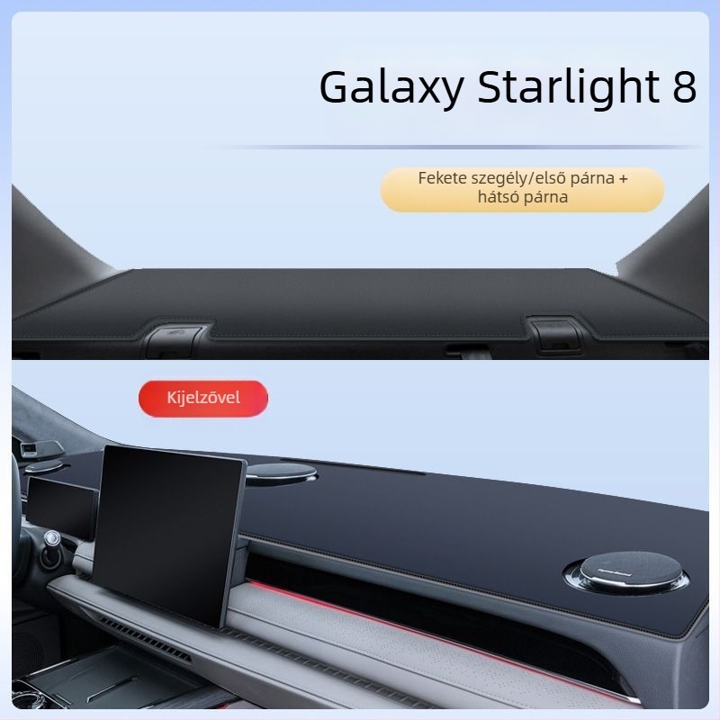 Galaxy Star 8 műszerfal- és középkonzol-mat, napvédő belső matrac, 25 modellhez kompatibilis