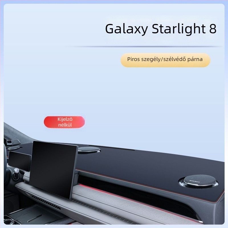Galaxy Star 8 műszerfal- és középkonzol-mat, napvédő belső matrac, 25 modellhez kompatibilis