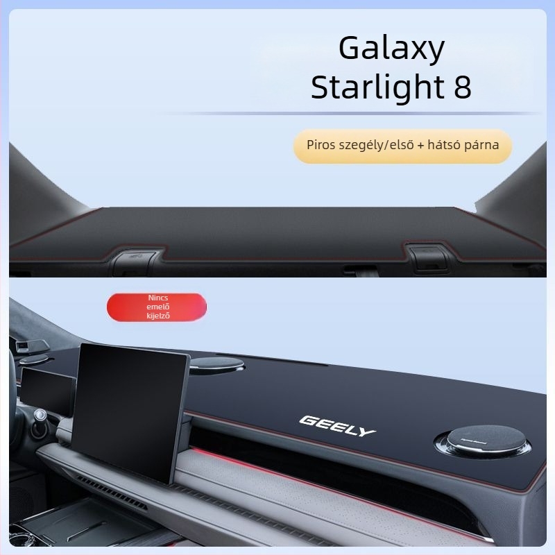 Galaxy Star 8 műszerfal- és középkonzol-mat, napvédő belső matrac, 25 modellhez kompatibilis