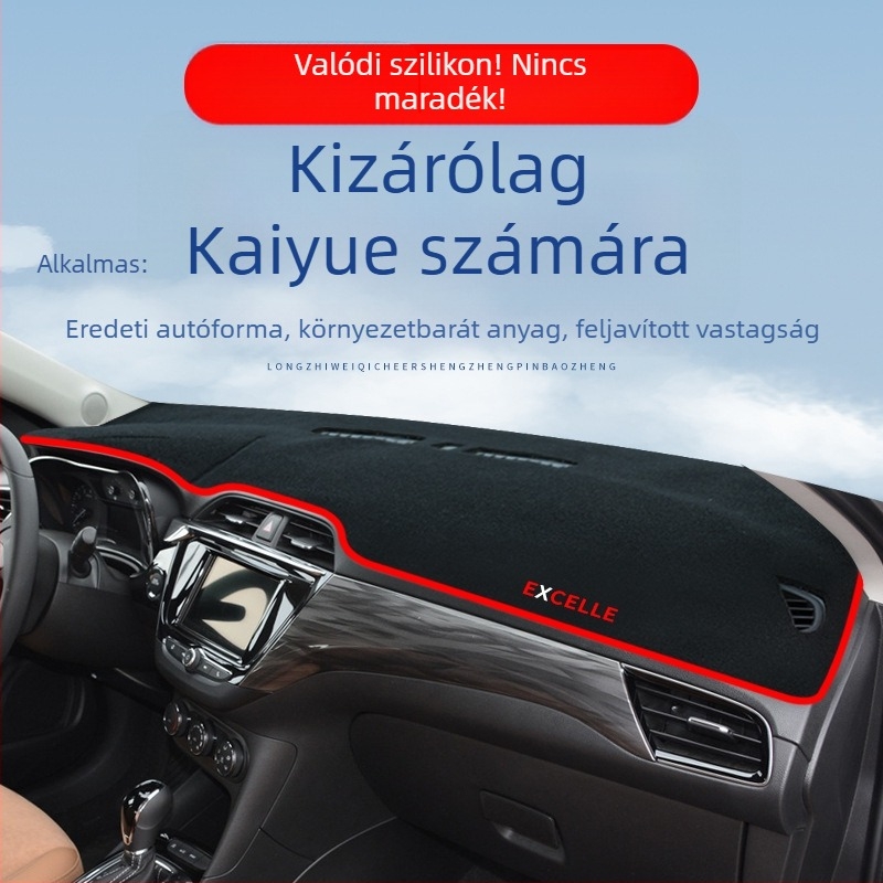 Poliészter anyagú műszerfal és középkonzol árnyékoló matrac, napvédelem és hőszigetelés Buick Excelle belsőhöz