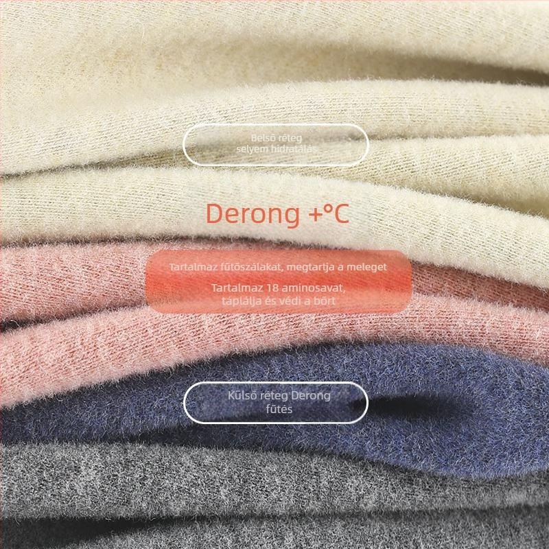 Derong pamut termosz nadrág lányoknak fleece-beléssel és vastag kivitelben, 3–8 éveseknek, őszi–téli