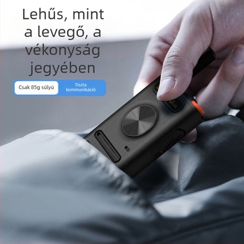 Kézben tartható vezeték nélküli adó-vevő, modell M09, 1,5–3 km hatótáv, 3W kimenet, 16 csatorna, 1600 mAh akkumulátor, zavarvédelmi funkció