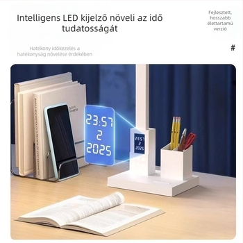 Tanulólámpa a szem védelméért – érintéses vezérlés, beépített Li-ion akkumulátor, 7W, CRI 80–89, feszültség ≤36V