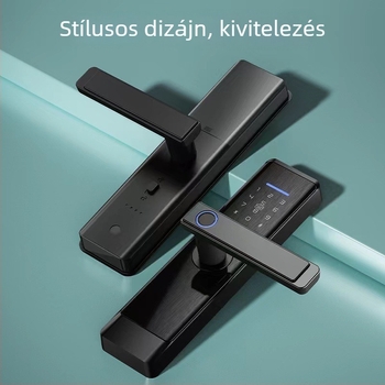 Sorrea HB-L1 intelligens zár tömörfa ajtókhoz — ujjlenyomat, jelszó, kártya, Bluetooth és Wi‑Fi