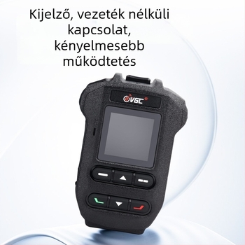 Vezeték nélküli Bluetooth kézi mikrofon kijelzős VR-N7600/N7500/N76/N75-hoz — 3–5 km hatótávolság, akkumulátor nélkül, leesés elleni védelem.