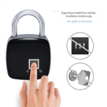 L2 Bluetooth ujjlenyomat-zár – okos zár, mobiltelefonos vezérlés, modell L2