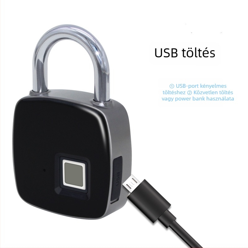 L2 Bluetooth ujjlenyomat-zár – okos zár, mobiltelefonos vezérlés, modell L2