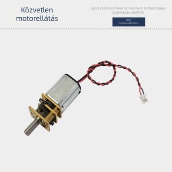 N20 mikro fogaskerékkel szerelt kefés DC motor, fém fogaskerekek, ROHS tanúsítvány, DC feszültség 36V alatt