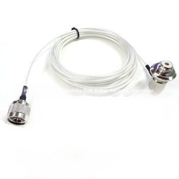 SC-316 feeder autórádióhoz, teflon bevonat vékony vezeték, antenna hosszabbító kábel, M/N csatlakozó, hatótáv 1,5–3 km
