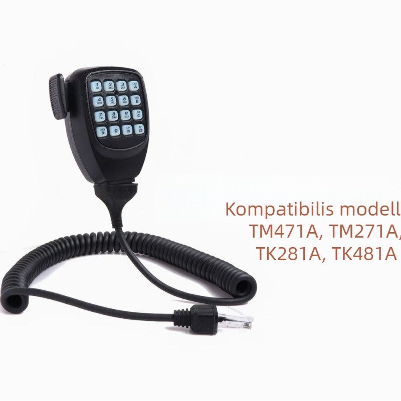 KMC-32 járműre szerelt készülék – headset/kommunikáció/mikrofon, TM471A/TM271A/TK868G/TM281A kompatibilis külső hangszóróval, 1.5–3 km hatótáv, porálló, akkumulátor nélkül