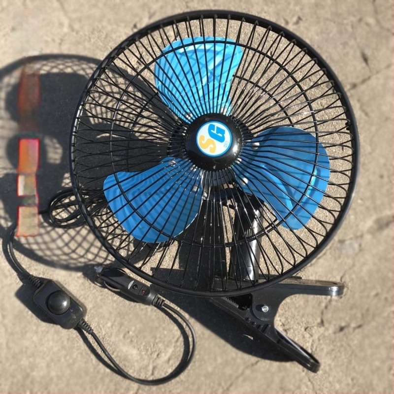Teljesen fémből készült járműventilátor, modell HR, 24V/12V, teherautókra, ásókra, rakodókra és targoncákra