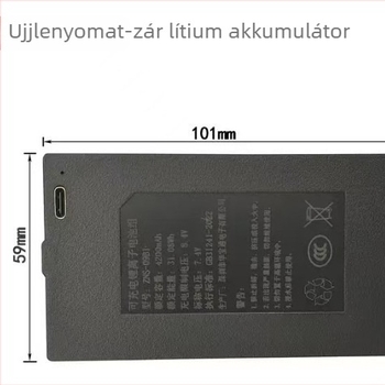 Okos zárhoz dedikált teljesen automata lítium-akkumulátor