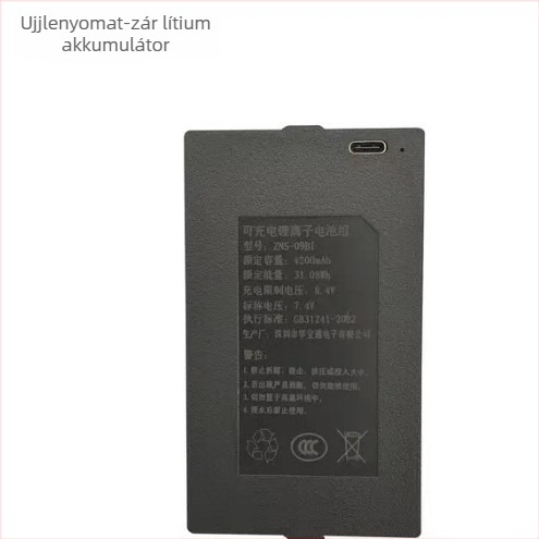 Okos zárhoz dedikált teljesen automata lítium-akkumulátor