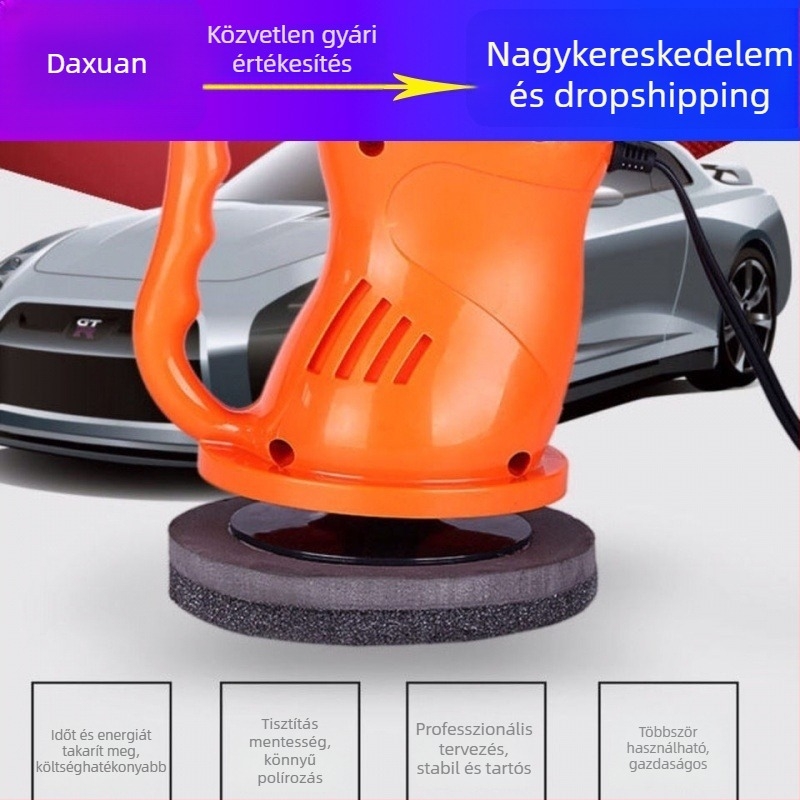 Autóviasz- és polírozógép, ABS ház, modell Orange, teljesítmény 120