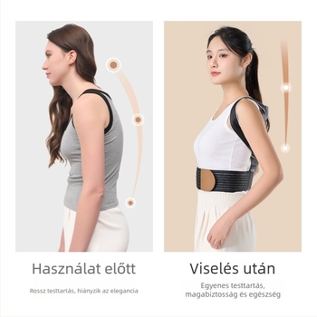 Háttartás-korrekció – Modell 01, 2026 nyári megjelenés, Állítható hátsó támogatás