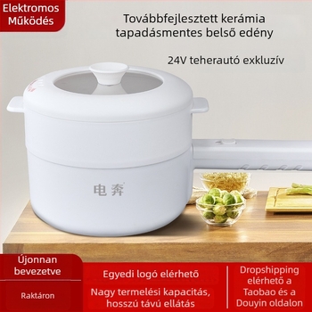 Kerámiás autóba szerelhető wok és rizsfőző teherautókhoz, 24V/36V