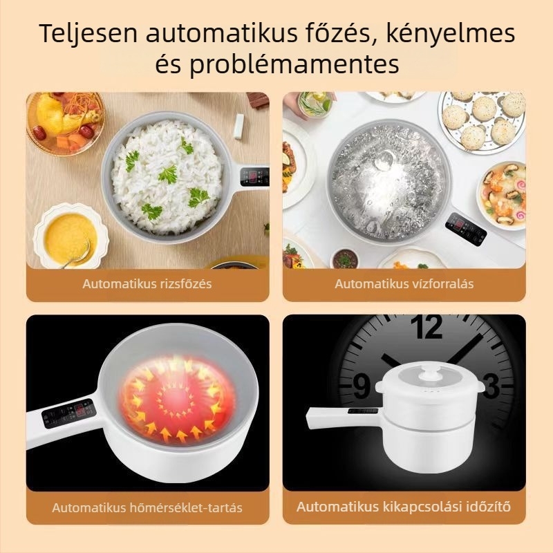 Kerámiás autóba szerelhető wok és rizsfőző teherautókhoz, 24V/36V